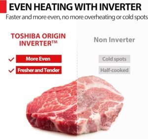 TOSHIBA Inverter Countertop Microwave Oven Air Fryer