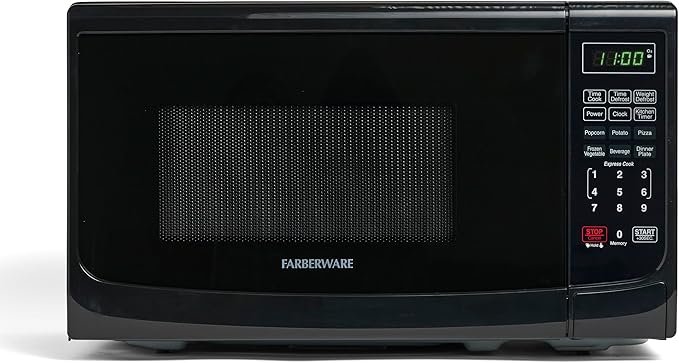 Microwave Oven With LED Lighting and Child Lock