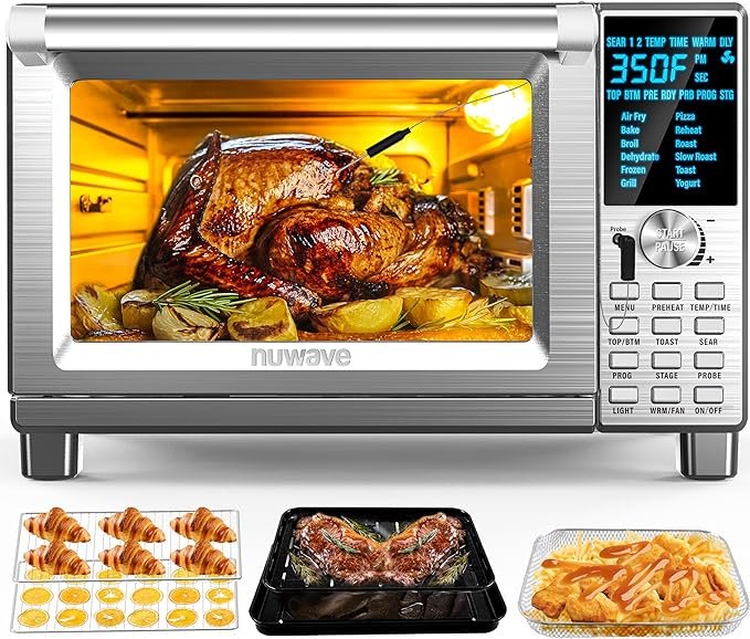 Nuwave Bravo Air Fryer Toaster Smart Oven